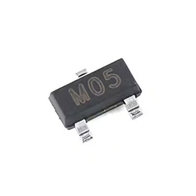 Soporte superficial SOT-23-3 del diodo de la abrazadera 17A (8/20µs) Ipp TV de SM05.TCT IC 9.8V