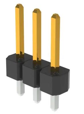 68000-203HLF Cabeza del conector a través del agujero 3 Posición 0.100 &quot;2.54mm