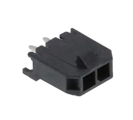 43650-0216 Cabeza del conector rectangular a través del orificio 2 Posición 0,118&quot; (3,00mm)