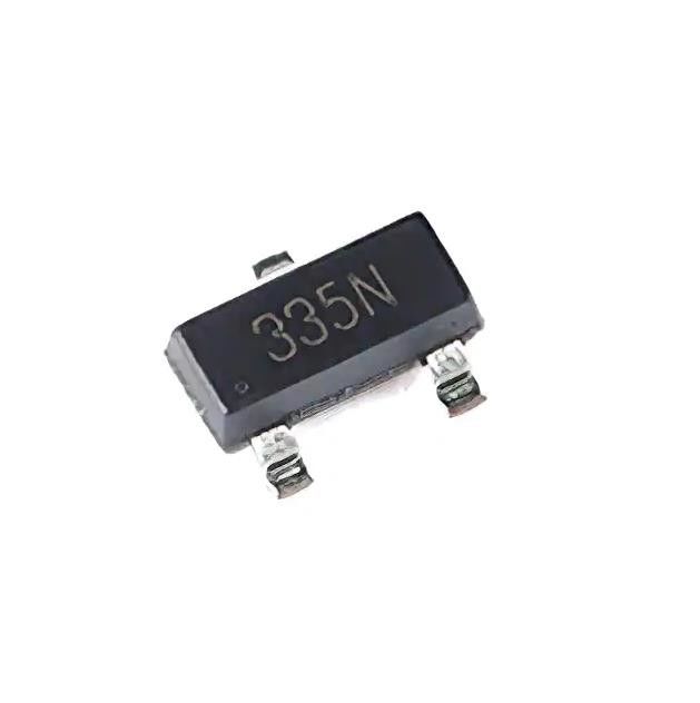 Soporte superficial SOT-23 del chip CI 20V 1.7A 1 W.P. Channel Mosfet Ic del transistor de FDN335N