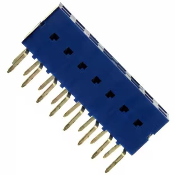 71991-308LF Conector de entrada inferior o superior 0,100 &quot; (2,54 mm) a través del agujero de oro