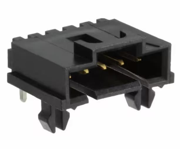 705510074 Cabeza del conector a través del agujero Ángulo derecho 5 Posición 0,100 &quot;2,54 mm