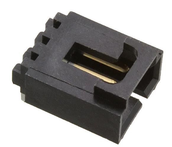 70553-0002 Cabeza del conector a través del agujero Ángulo derecho 3 Posición 0,100 &quot;2,54 mm