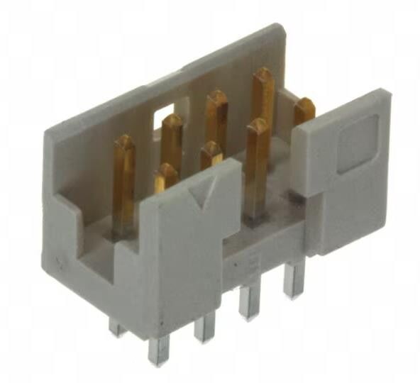 98414-G06-08ULF Cabeza del conector A través del agujero 8 posición 0.079&quot; (2.00mm)