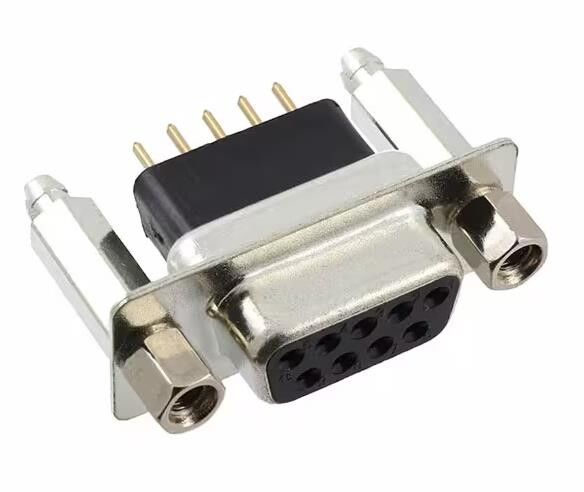 DE09-SE-1-BL-JS 9 Receptor de posición D-Sub, conector de conexión femenino