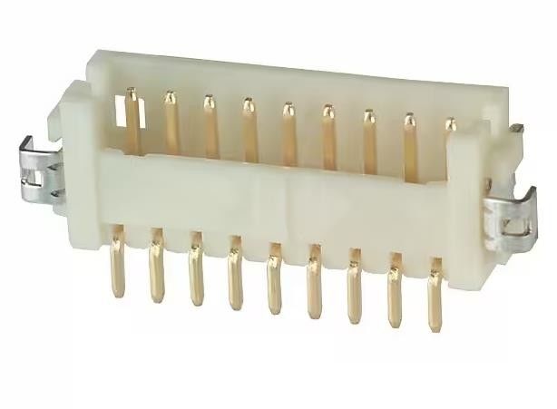 DF13A-9P-1.25H ((51) Montaje de la superficie del encabezado del conector, ángulo derecho 9, posición 0.049