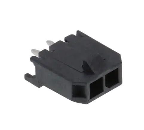 43650-0216 Cabeza del conector rectangular a través del orificio 2 Posición 0,118&quot; (3,00mm)